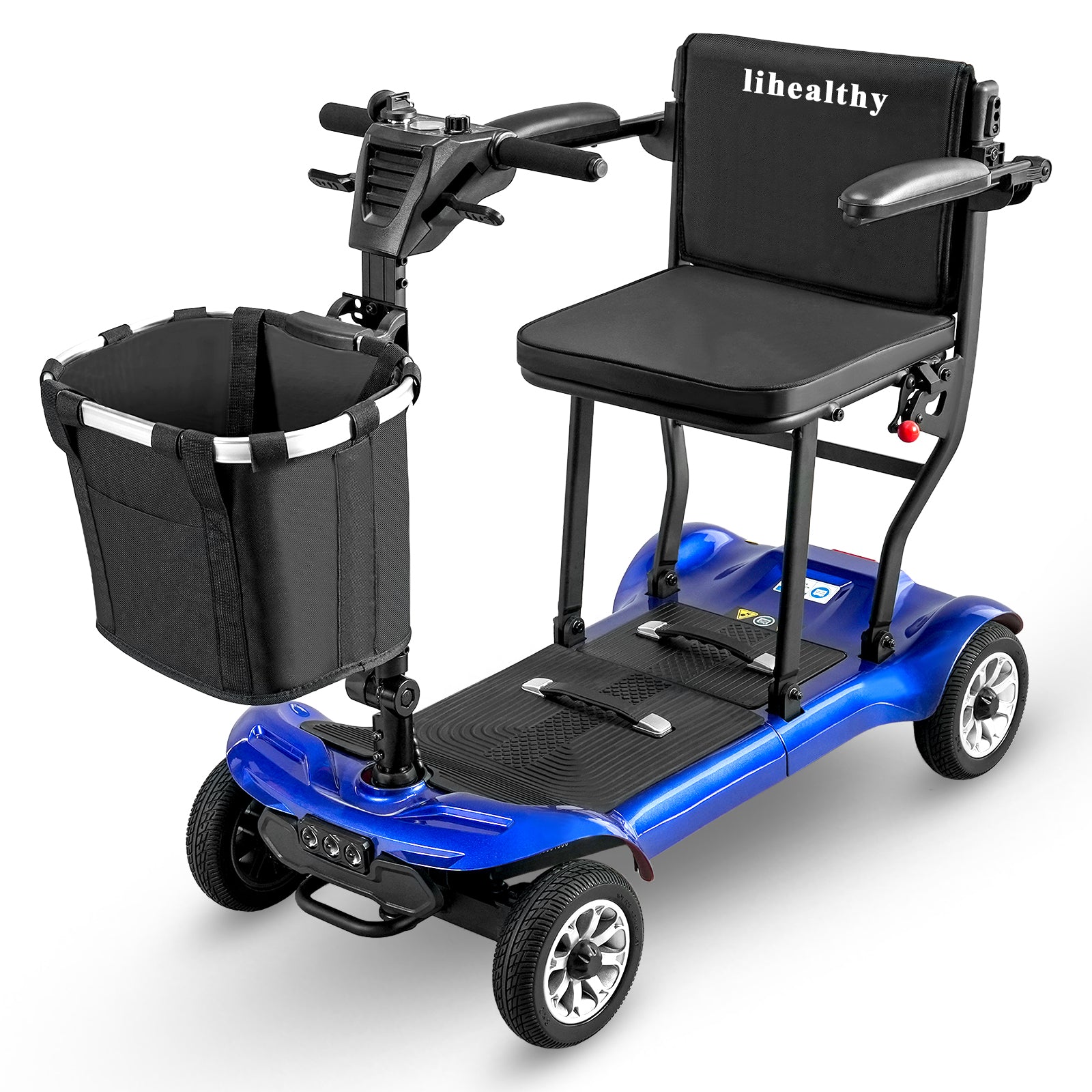 Lihealthy LiZoom City 4-Wheel Mobility Scooter – Long-Range & Compact Design